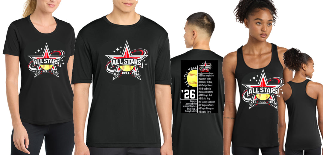 Softball All Stars KLL PCLL TBLL