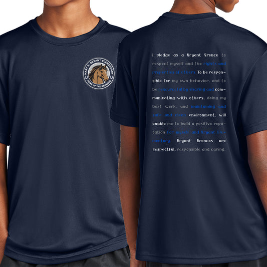 Mary Bryant Navy Pledge Shirt