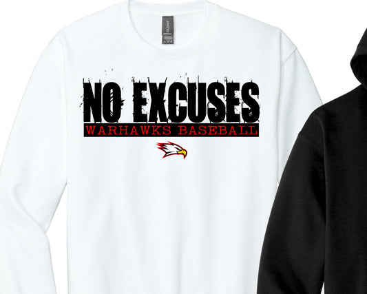 Unisex/Mens No Excuses Design