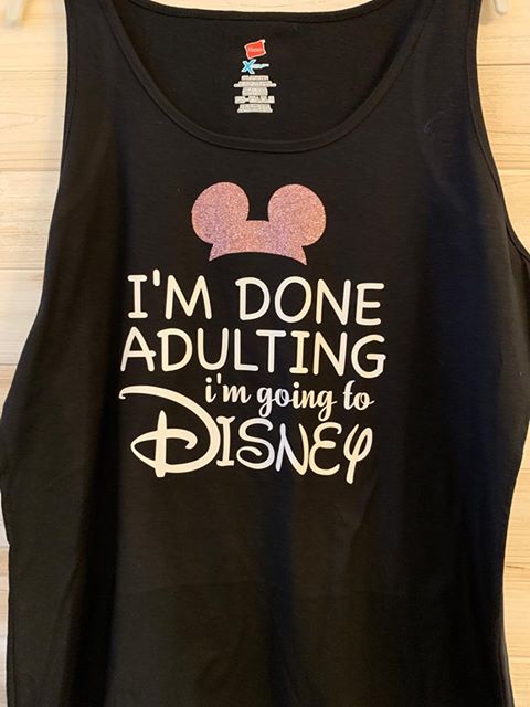 Rose Gold Disney Tank and Shirts