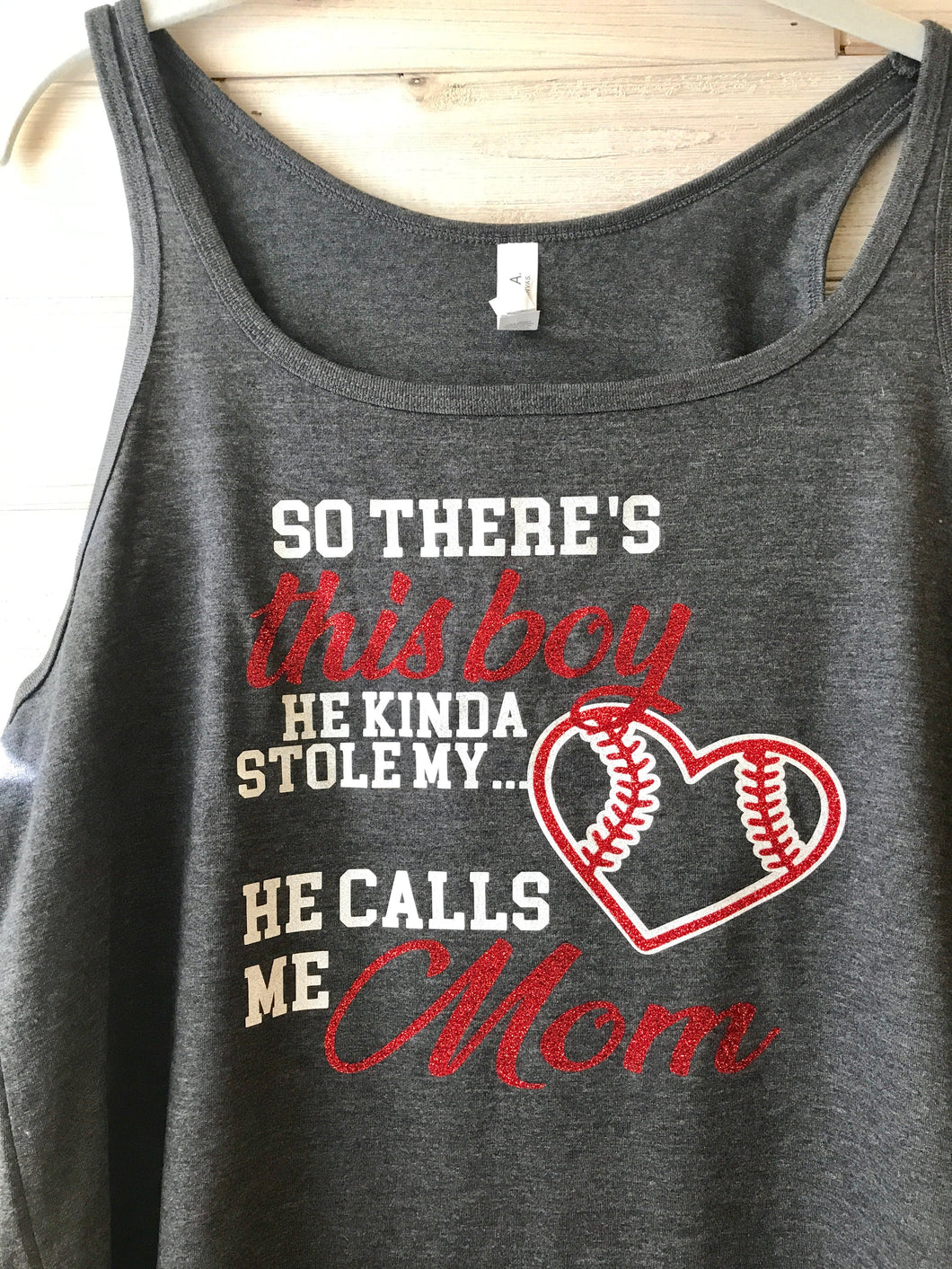 Stole My Heart Baseball Mom