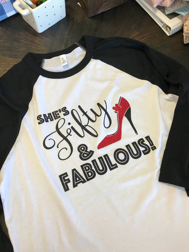 Fifty and Fabulous baseball top