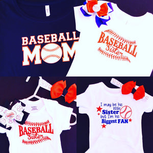 Baseball Sister Shirts