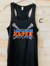 Load image into Gallery viewer, Limitless Lacrosse Shirts and Tanks