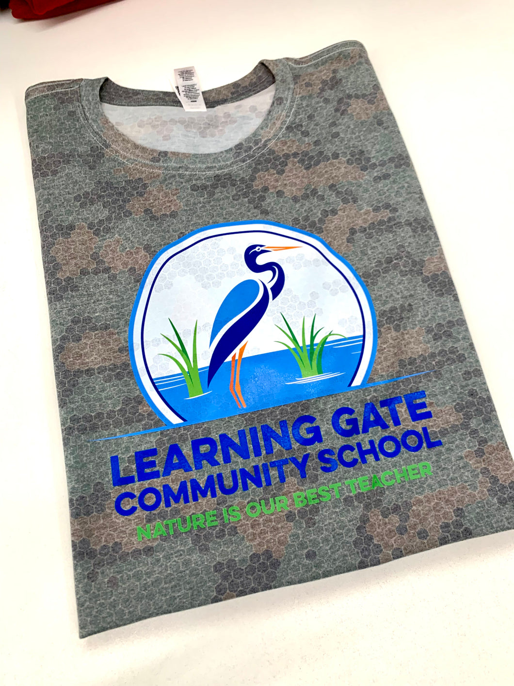 Learning Gate Camo Staff Shirt