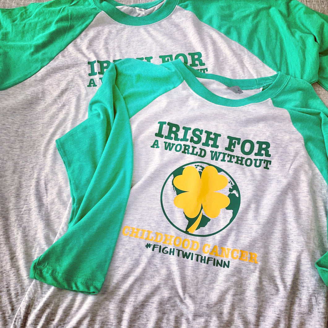 Irish for a world without childhood cancer #fightwithfinn