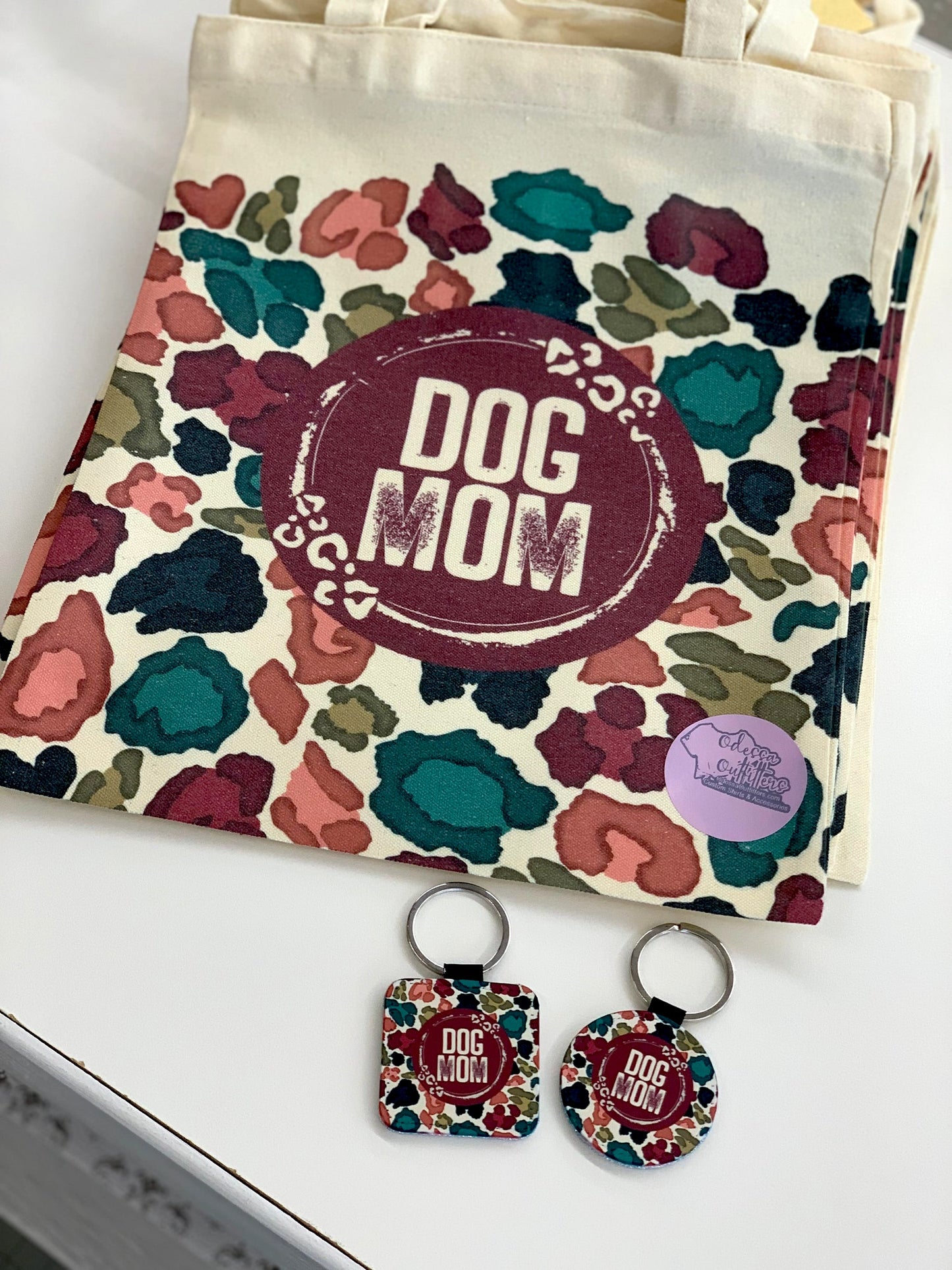 Dog Mom Tote Bag