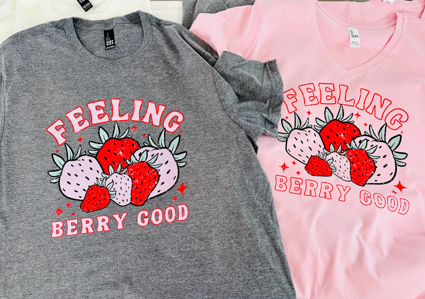 Feeling BERRY good Strawberry shirt