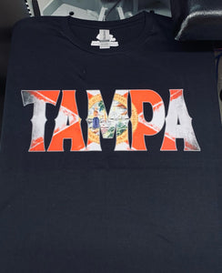 Tampa design w/ Hand-drawn Florida flag