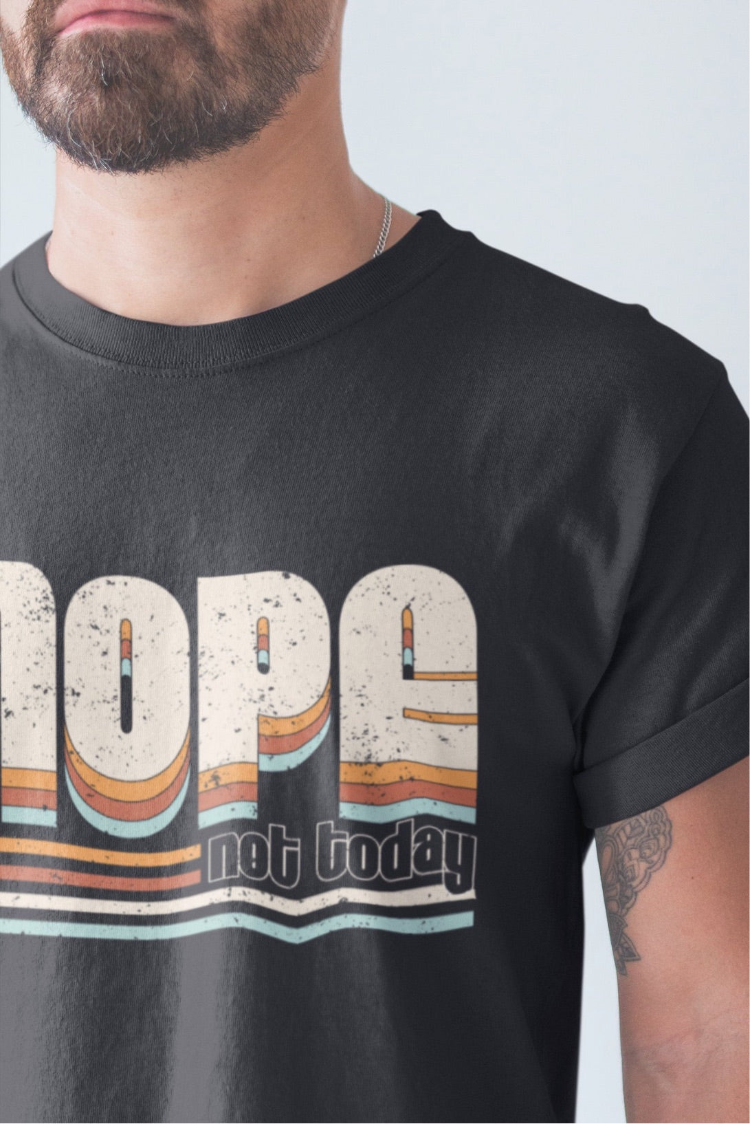 Nope not today retro tee