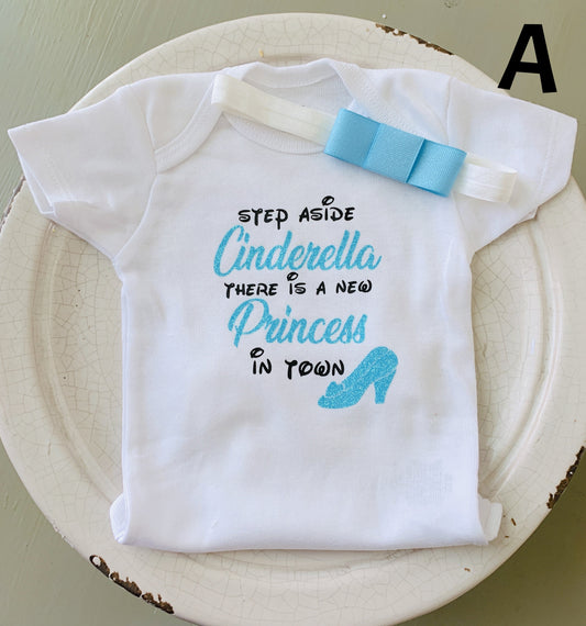 Baby Girl Onesies with matching Bow