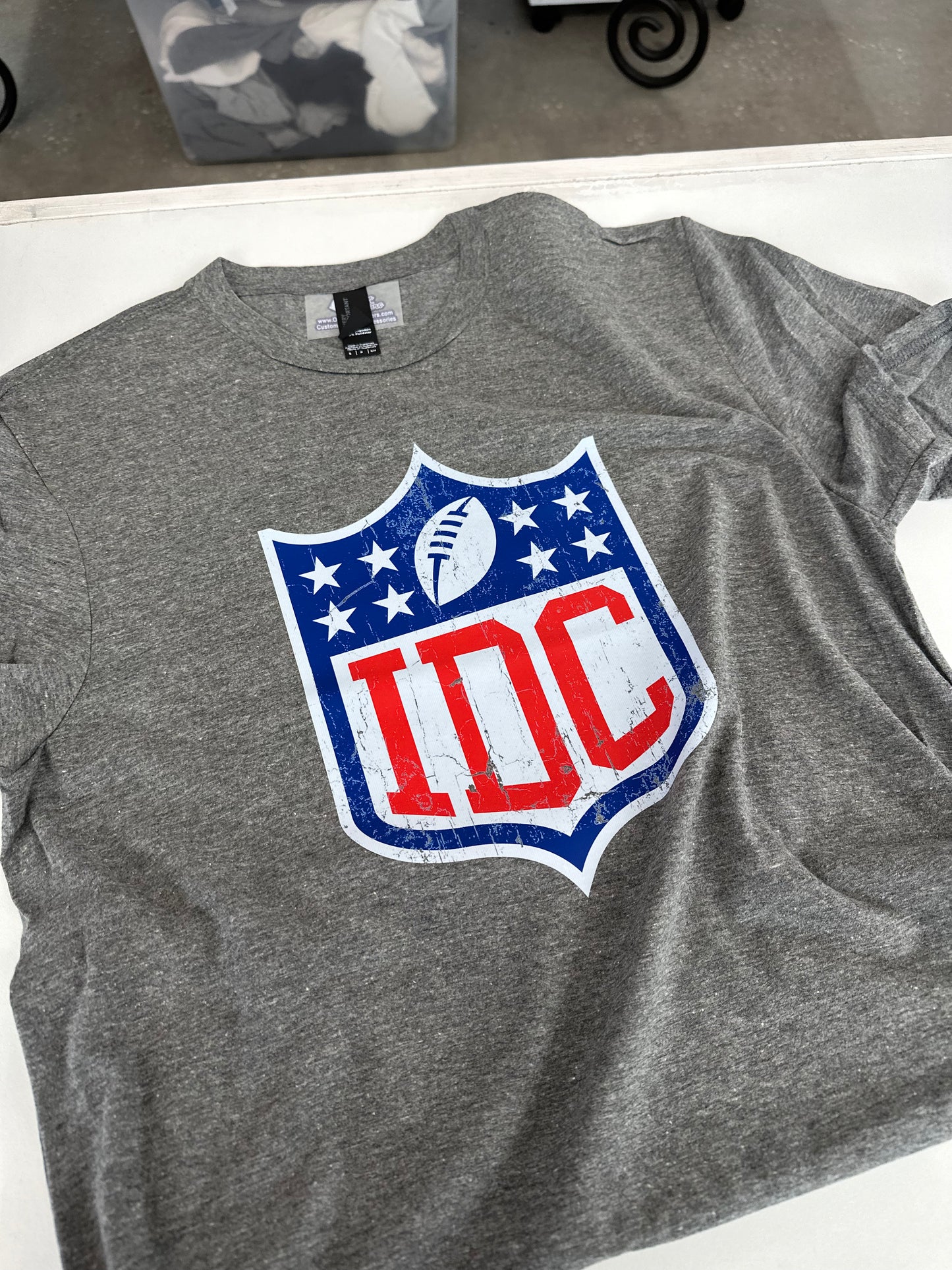 IDC NFL Distressed tee