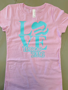 Girl Scout love T-shirt